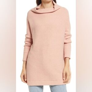 FREE PEOPLE Ottoman Slouchy Tunic In Dusty Pink size M in EUC